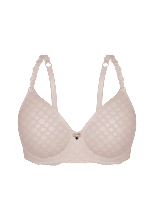 Бюстгальтер-Спейсер в горошек и цветочек Sassa, цвет nude 
Бюстгальтер-Спейсер в горошек и цветочек Sassa, цвет nude
