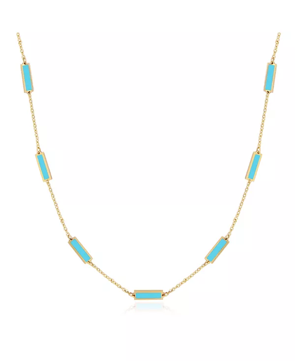 Цепочка-Ожерелье из бирюзы, 14-каратное золото The Lovery, turqoise
Цепочка-Ожерелье из бирюзы, 14-каратное золото The Lovery, turqoise
