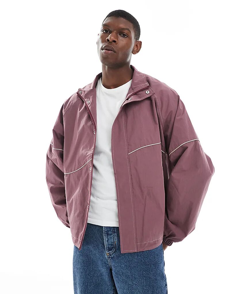 Спортивная куртка свободного кроя ASOS DESIGN лилового цвета, Розовый, Спортивная куртка свободного кроя ASOS DESIGN лилового цвета
Спортивная куртка свободного кроя ASOS DESIGN лилового цвета, Розовый, Спортивная куртка свободного кроя ASOS DESIGN лилового цвета