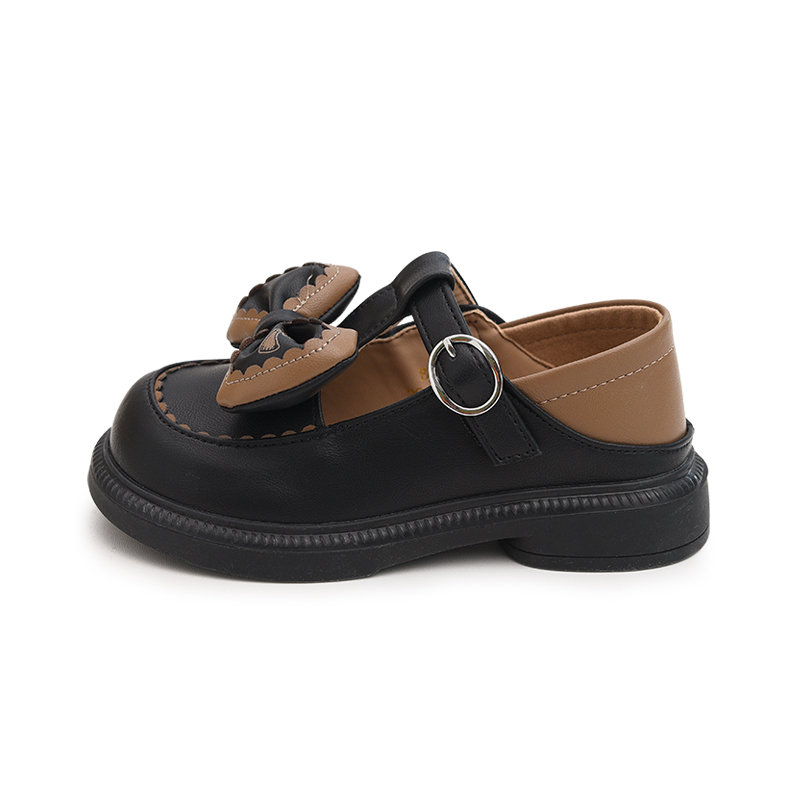 Детские кожаные туфли с нескользящей подошвой Budding, черный
Детские кожаные туфли с нескользящей подошвой Budding, черный