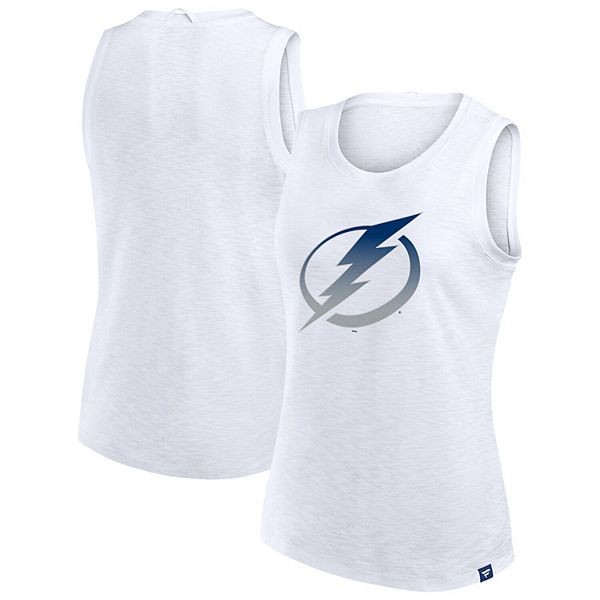 Женская белая футболка Tampa Bay Lightning Fanatics
Женская белая футболка Tampa Bay Lightning Fanatics