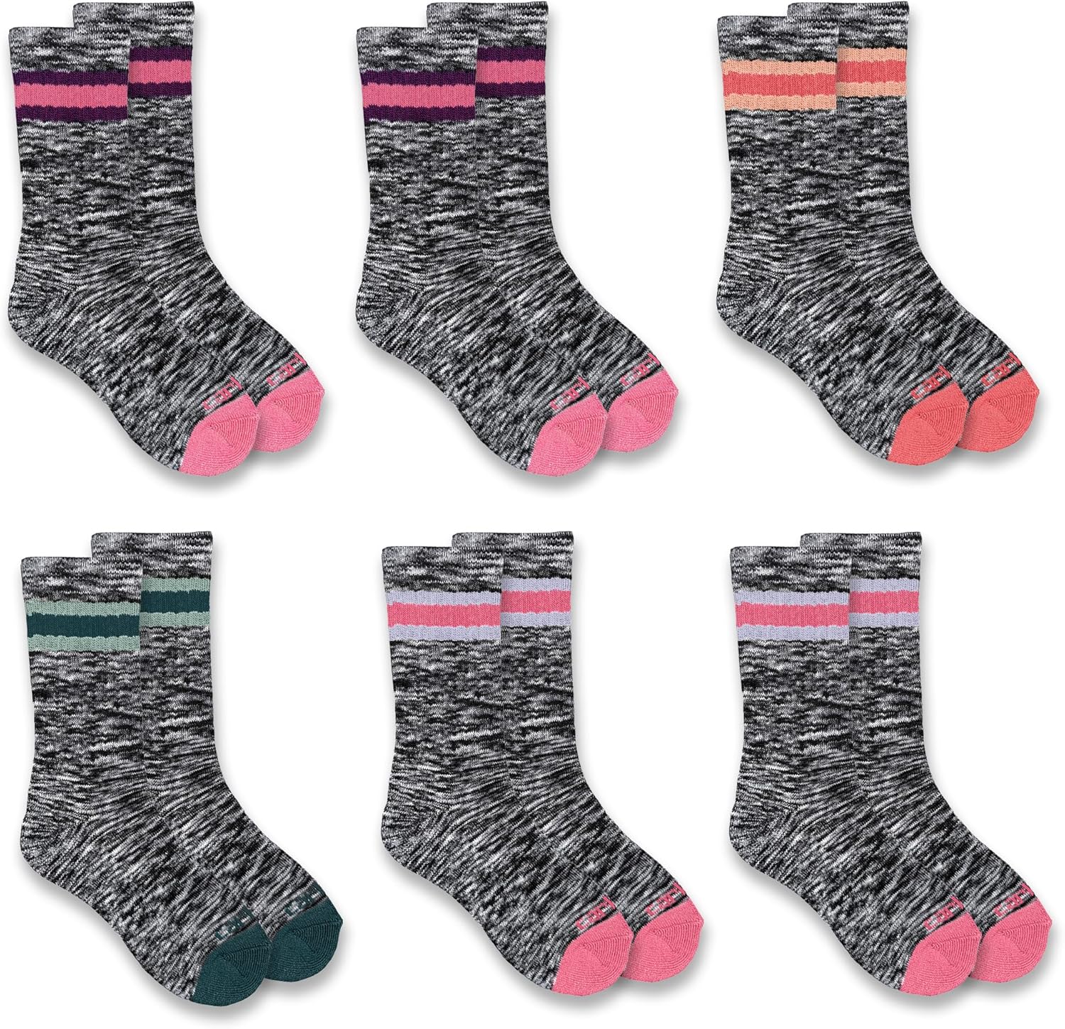 Carhartt детские носки SC0146J Midweight Camp Crew, 6 пар, Assorted 02
Carhartt детские носки SC0146J Midweight Camp Crew, 6 пар, Assorted 02