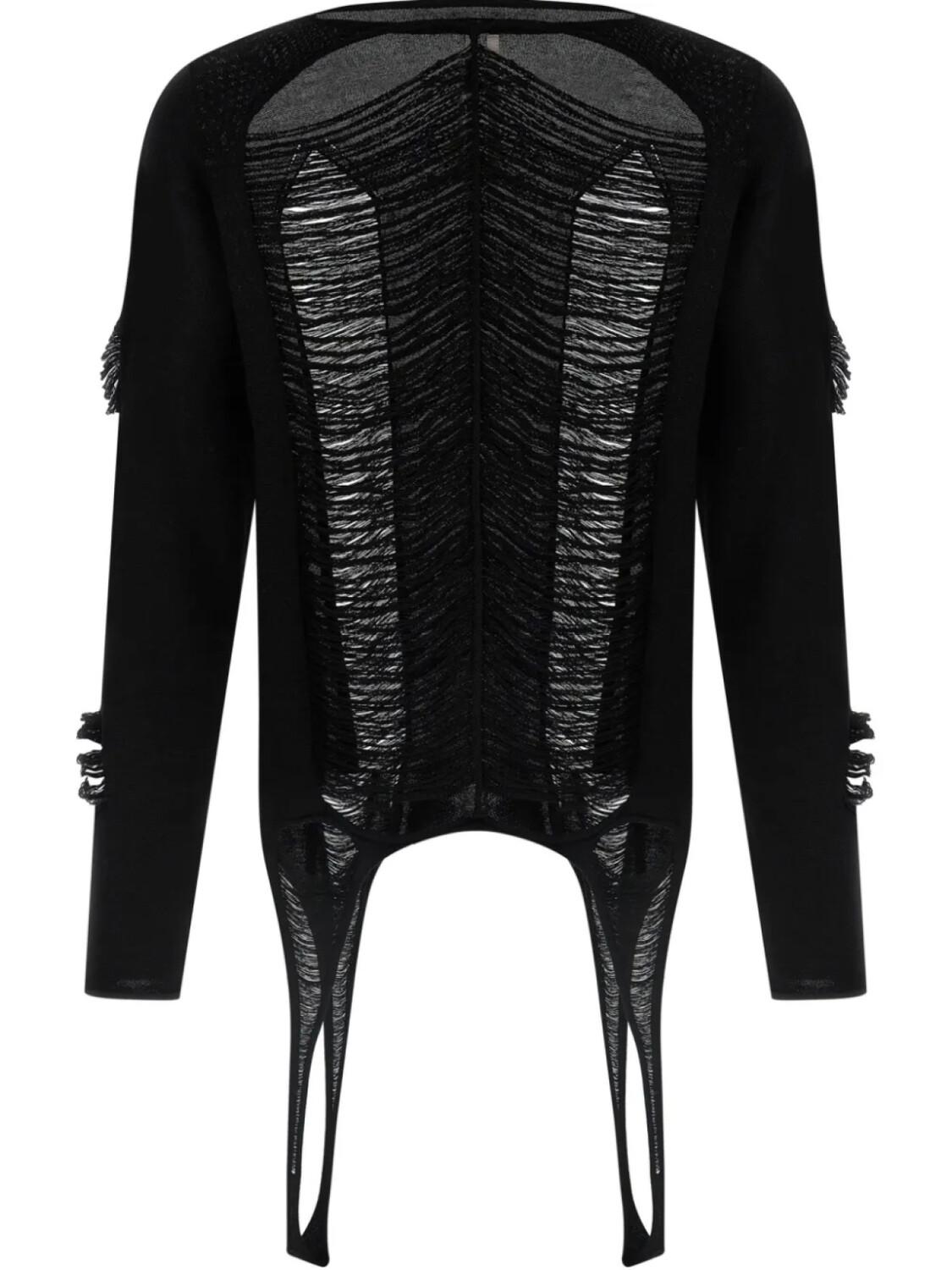 Длинный свитер Рика Оуэнса Rick Owens, черный
Длинный свитер Рика Оуэнса Rick Owens, черный