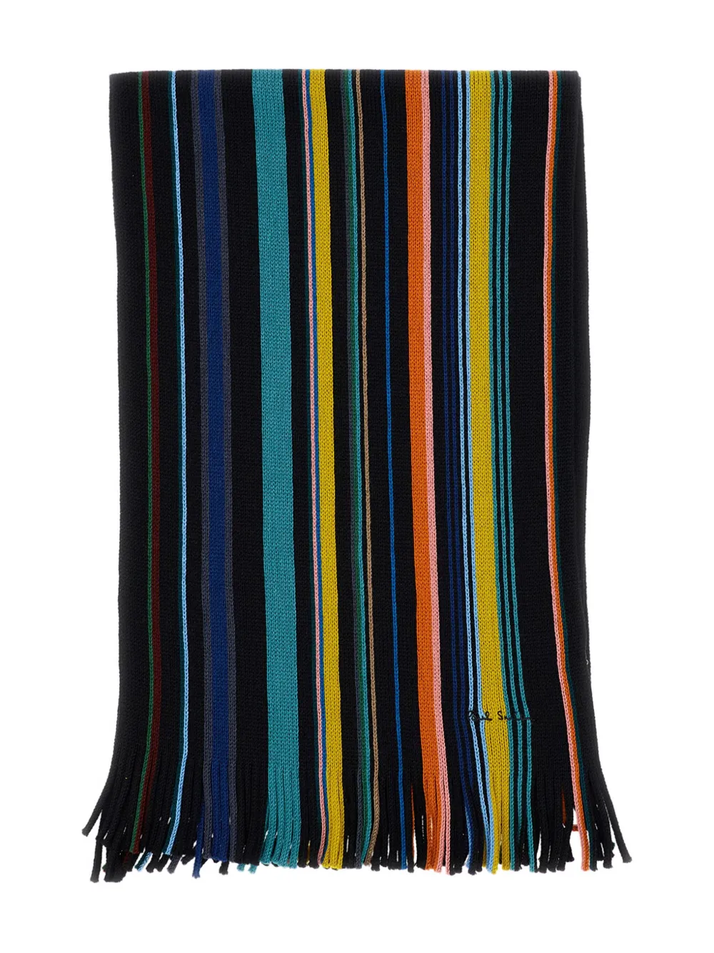Полосатый шарф с бахромой Paul Smith, синий
Полосатый шарф с бахромой Paul Smith, синий