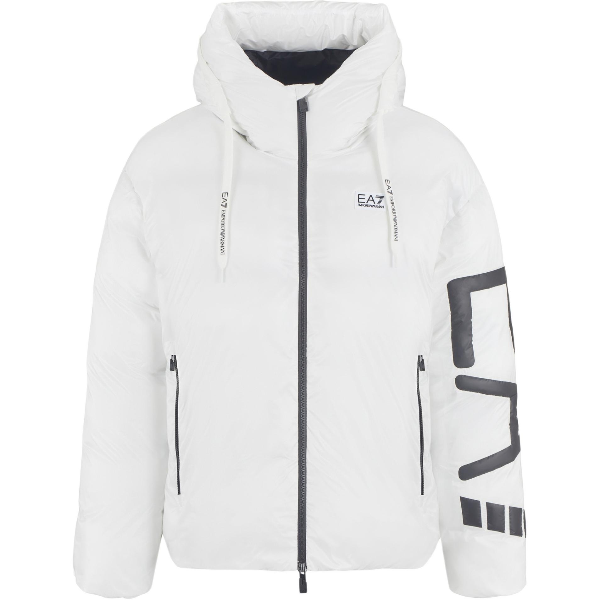 EA7 Пуховик Мужской Кремово-белый EMPORIO ARMANI 
EA7 Пуховик Мужской Кремово-белый EMPORIO ARMANI