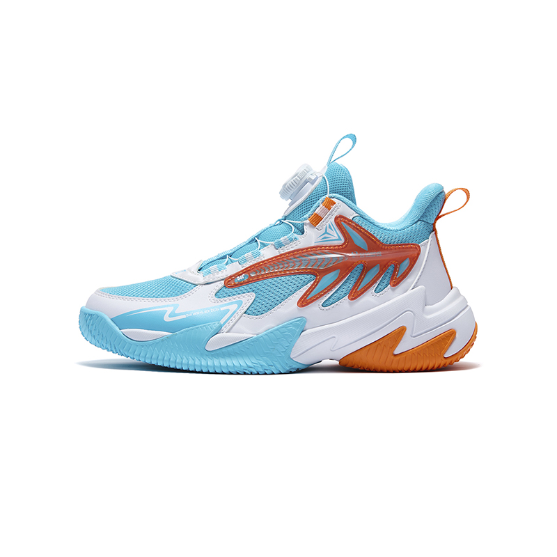 Баскетбольные кроссовки Tough Guys для детей, унисекс 361°KIDS, синий/белый/оранжевый 
Баскетбольные кроссовки Tough Guys для детей, унисекс 361°KIDS, синий/белый/оранжевый