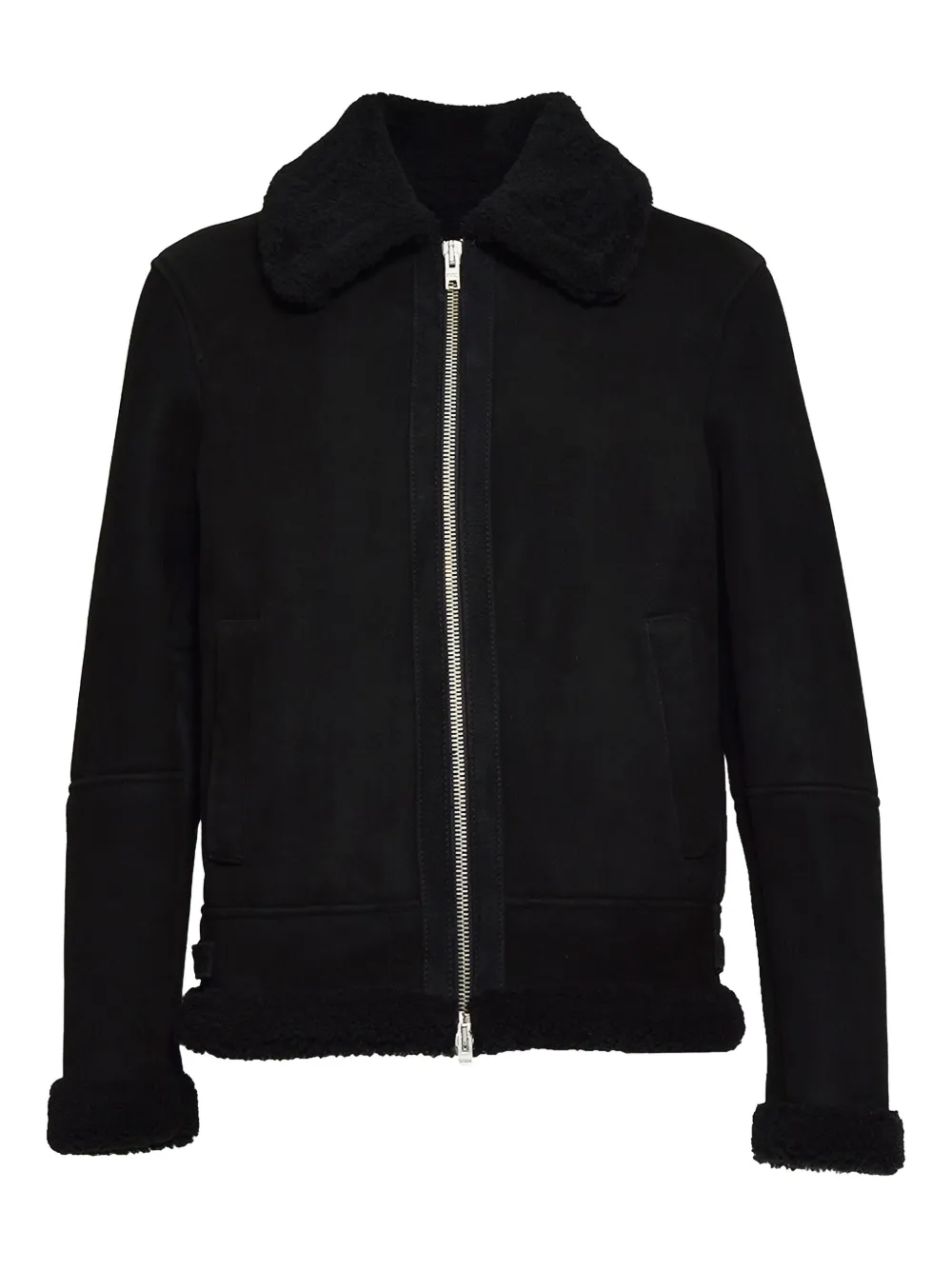 Замшевая куртка на молнии D-FOUR, черный
Замшевая куртка на молнии D-FOUR, черный
