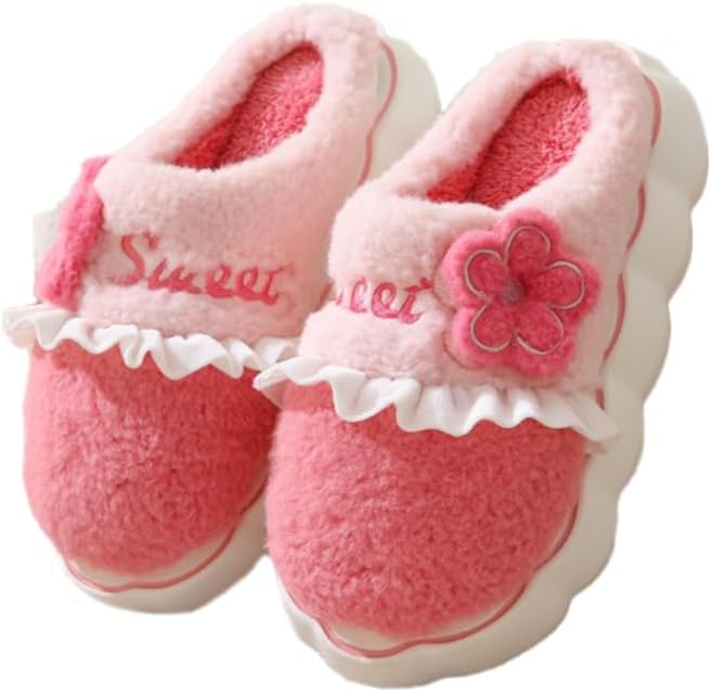 Милые плюшевые хлопковые тапочки ELONEL - женские и мужские - с толстой подошвой - против скольжения - для дома и улицы, розовый
Милые плюшевые хлопковые тапочки ELONEL - женские и мужские - с толстой подошвой - против скольжения - для дома и улицы, розовый