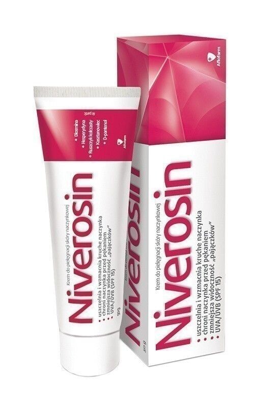 Niverosin Krem Pielęgnujący Skórę Naczynkową крем, ухаживающий за капиллярной кожей, 50 g
Niverosin Krem Pielęgnujący Skórę Naczynkową крем, ухаживающий за капиллярной кожей, 50 g