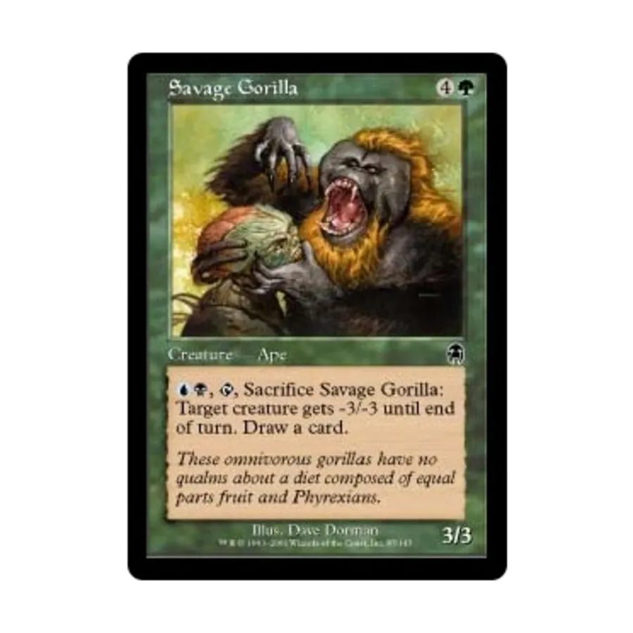 CCG Дикая горилла (C) (фольга), MTG - Apocalypse
CCG Дикая горилла (C) (фольга), MTG - Apocalypse