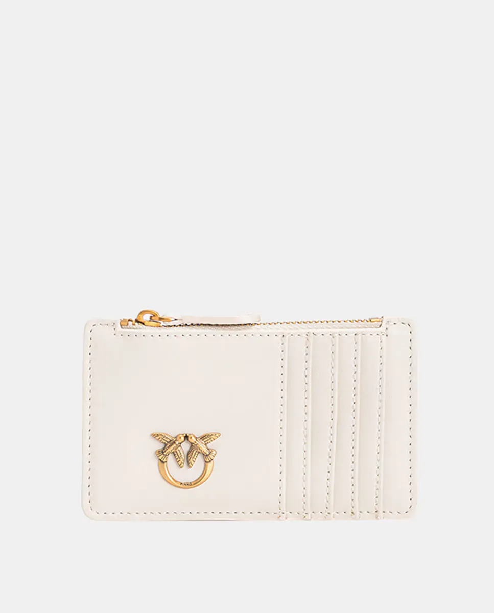 Кошелек Pinko на молнии с держателем для карт, белый
Кошелек Pinko на молнии с держателем для карт, белый