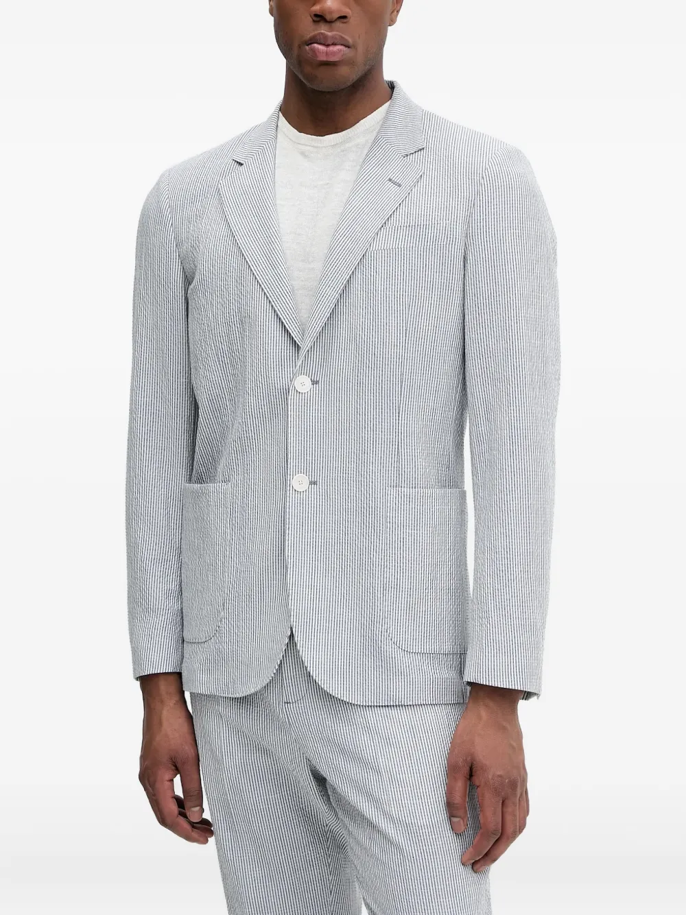 Пиджак в полоску Marciano, синий
Пиджак в полоску Marciano, синий