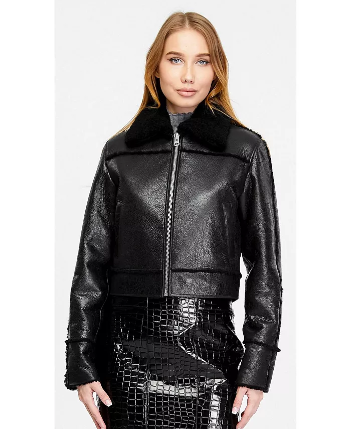 Женская куртка из натуральной овчины, шелковисто-черная подкладка из черной шерсти Furniq UK, черный
Женская куртка из натуральной овчины, шелковисто-черная подкладка из черной шерсти Furniq UK, черный