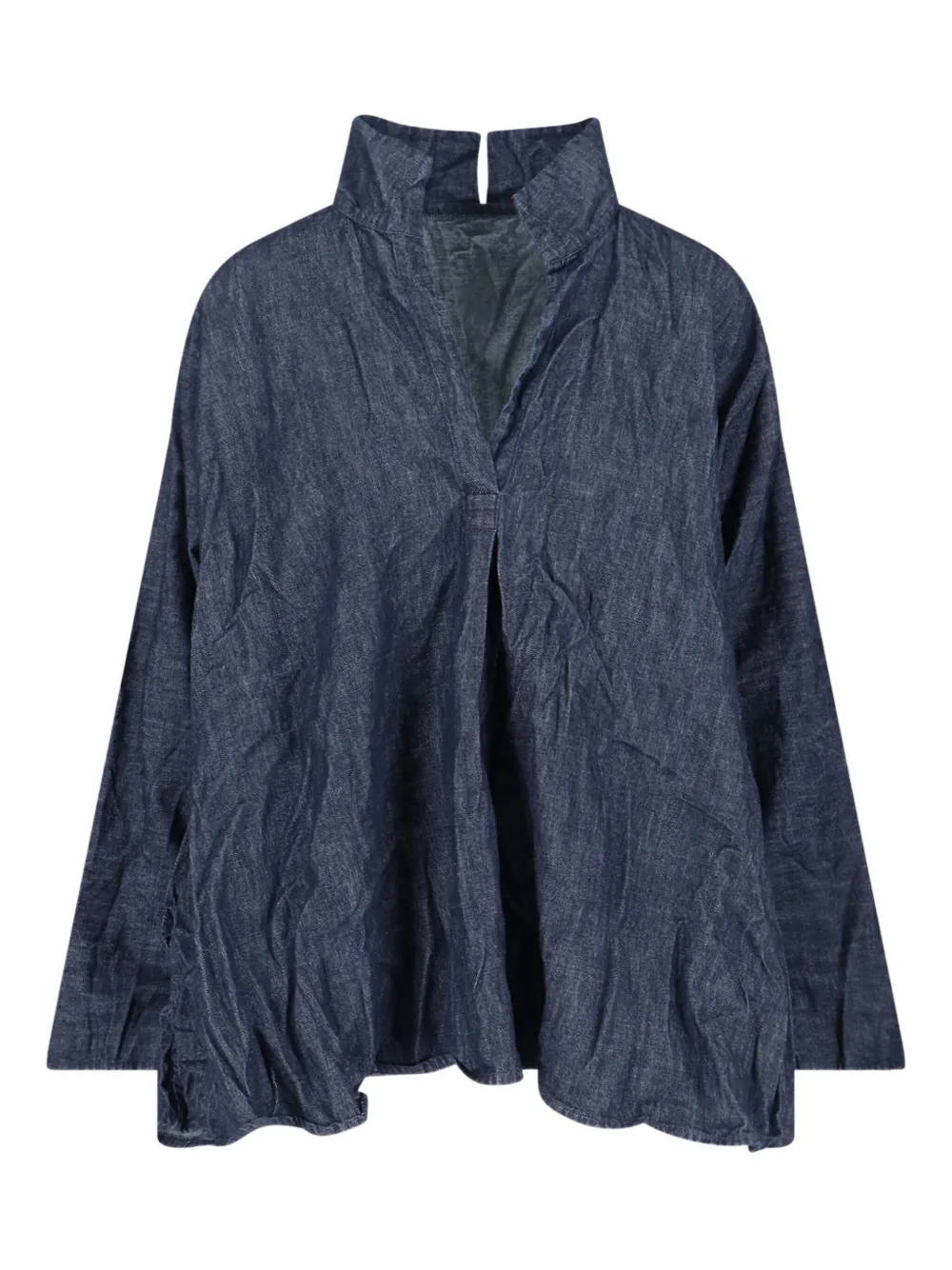 Блузка с воротником и V-образным вырезом Daniela Gregis, синий
Блузка с воротником и V-образным вырезом Daniela Gregis, синий