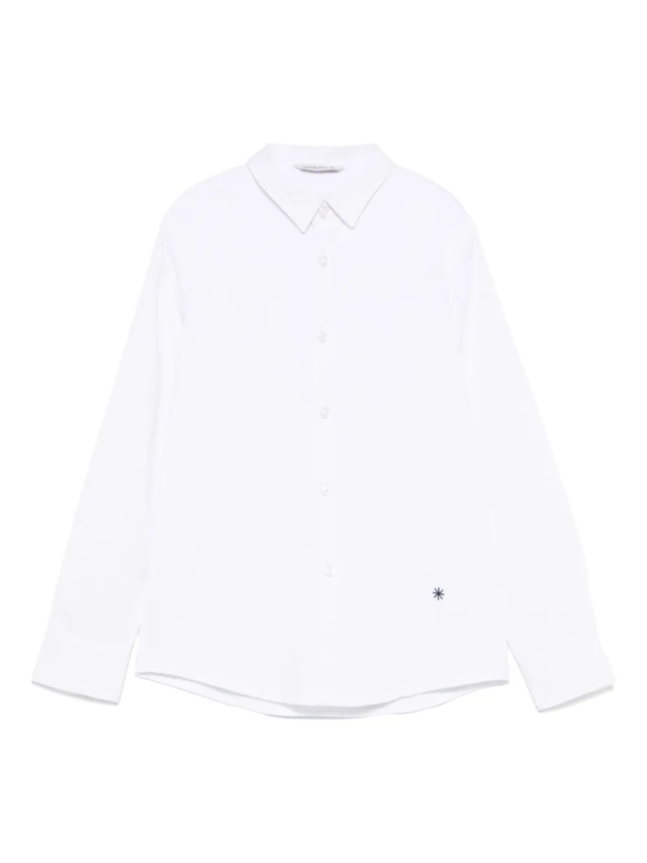 Manuel Ritz рубашка с вышитым логотипом, белый 
Manuel Ritz рубашка с вышитым логотипом, белый