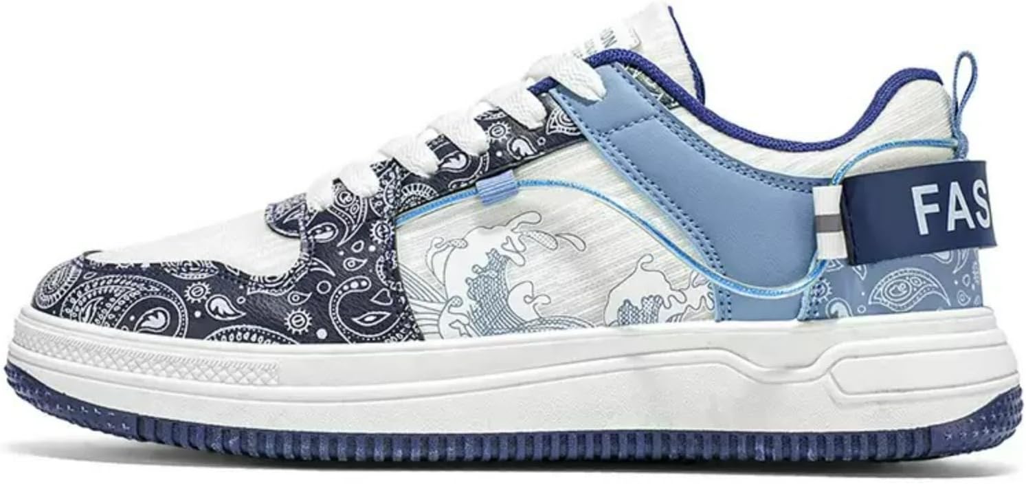 Массивные кроссовки с принтом для женщин и мужчин, дышащие, повседневные, для прогулок, в стиле Y2K, нескользящие, для уличной моды и скейтбординга Macefil, белый/синий
Массивные кроссовки с принтом для женщин и мужчин, дышащие, повседневные, для прогулок, в стиле Y2K, нескользящие, для уличной моды и скейтбординга Macefil, белый/синий