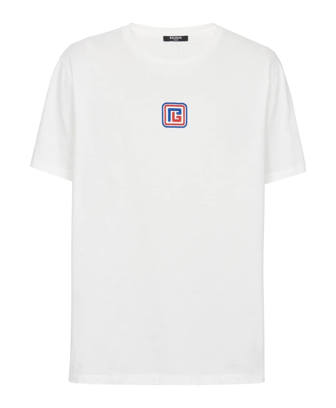 Футболка с логотипом Pb Balmain, белый
Футболка с логотипом Pb Balmain, белый