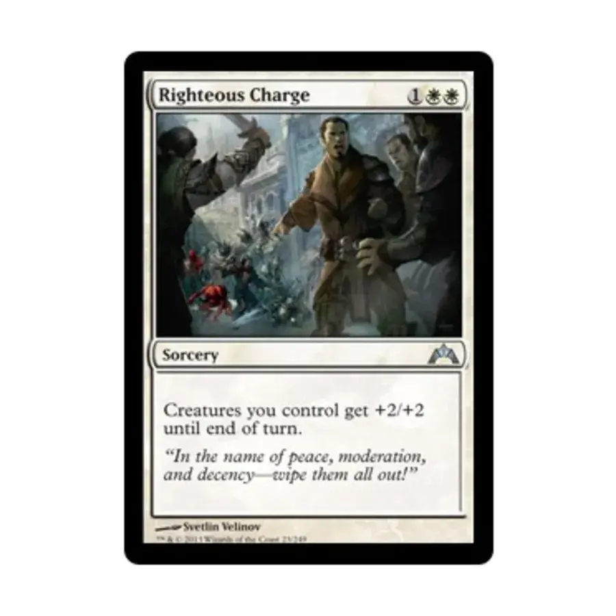 CCG Праведный заряд (U), MTG - Gatecrash
CCG Праведный заряд (U), MTG - Gatecrash