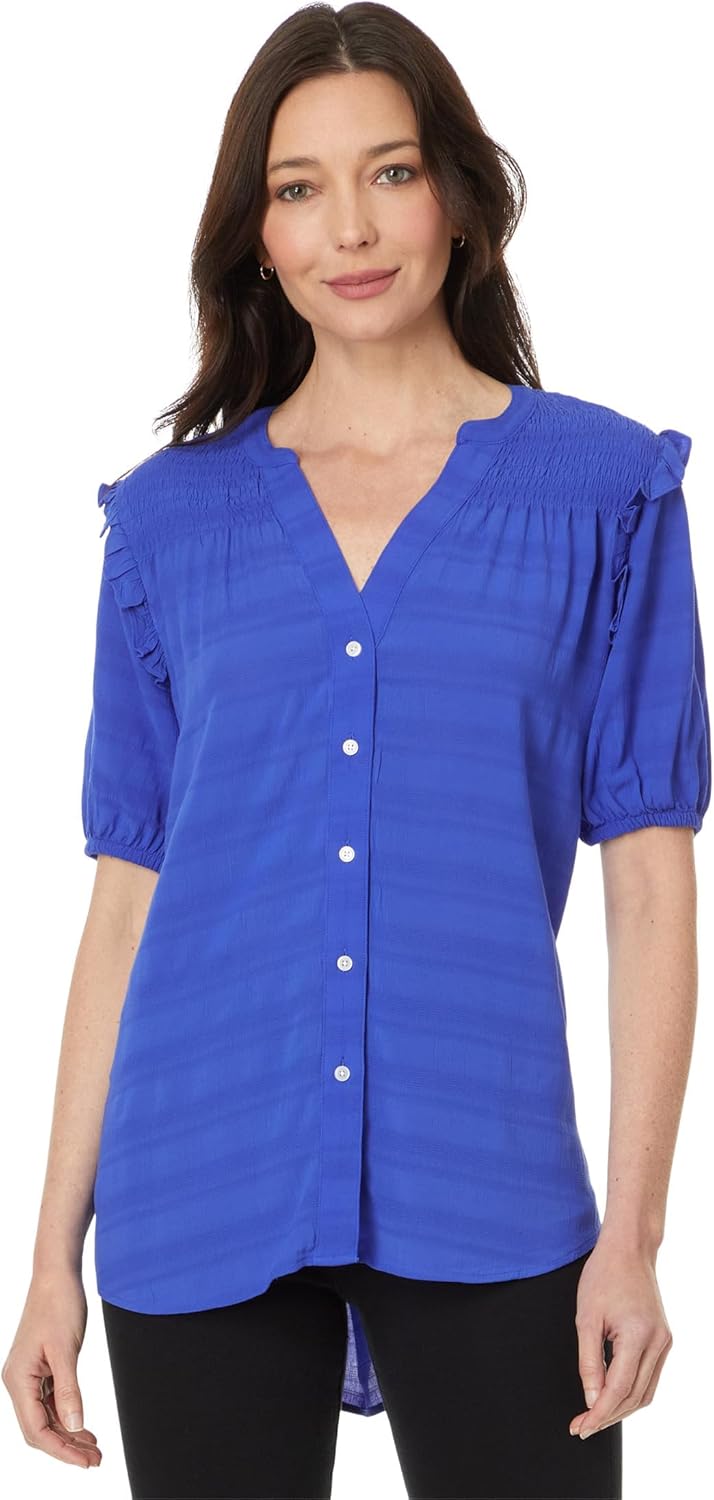 Женская трикотажная блузка Tommy Hilfiger с присборенными оборками, Provence
Женская трикотажная блузка Tommy Hilfiger с присборенными оборками, Provence