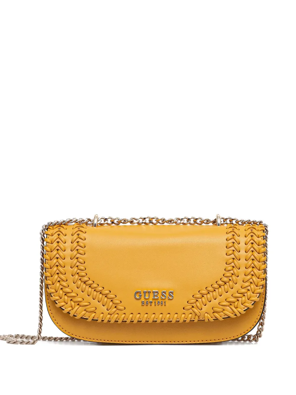 Мини-сумка через плечо Tatum с цепочкой Guess Usa, желтый
Мини-сумка через плечо Tatum с цепочкой Guess Usa, желтый