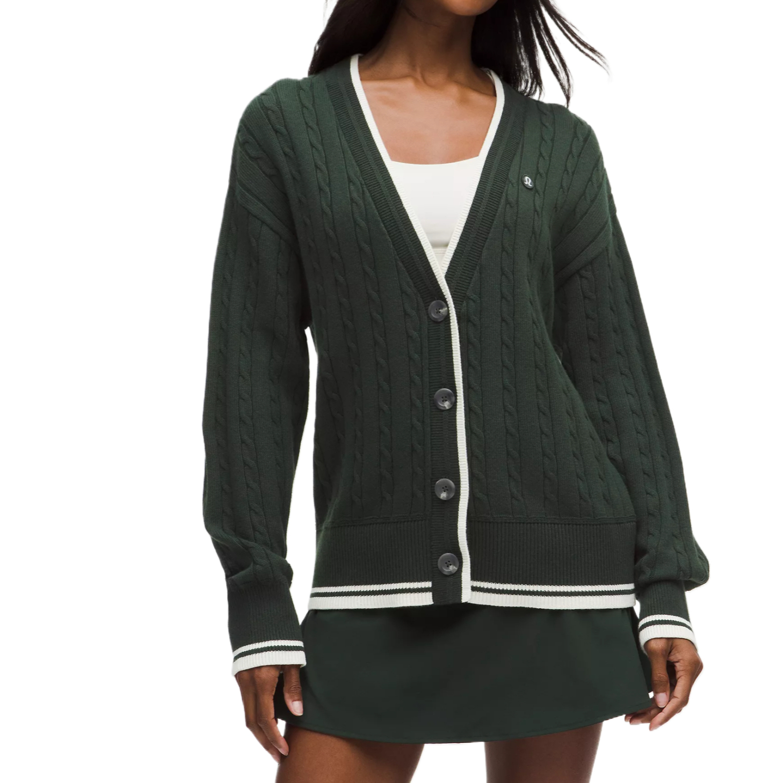 Кардиган женский V-образный вырез умеренной длины Lululemon, rainforest зеленый/светло-айвори/rnfg/ltiv
Кардиган женский V-образный вырез умеренной длины Lululemon, rainforest зеленый/светло-айвори/rnfg/ltiv