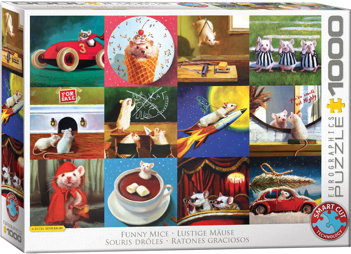 Еврографика, пазл, Веселые Мышки, 1000 шт. EuroGraphics
Еврографика, пазл, Веселые Мышки, 1000 шт. EuroGraphics