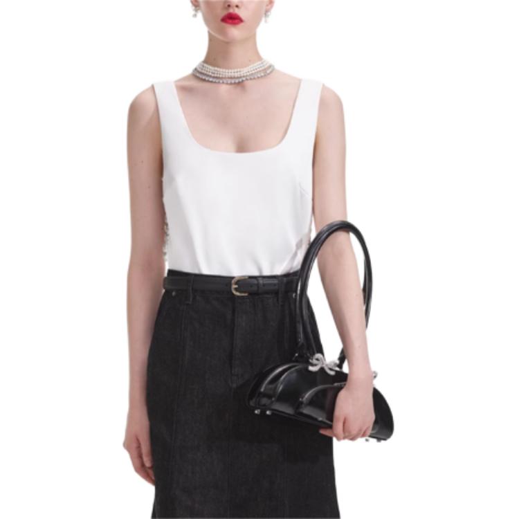 Self-portrait Женская белая майка Tank Tops
Self-portrait Женская белая майка Tank Tops