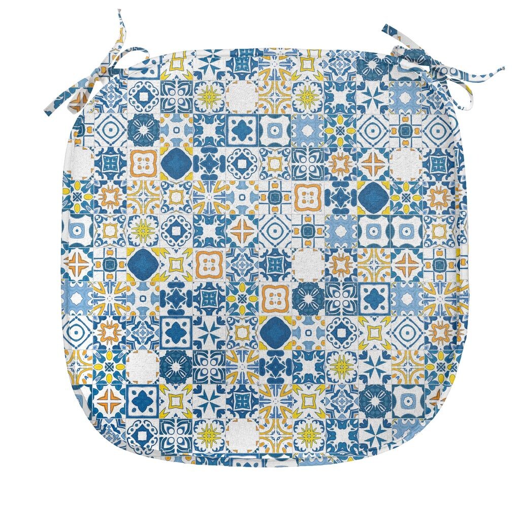 ABAKUHAUS Желто-синяя подушка для обеденного стула Мозаика Azulejo Декоративная водонепроницаемая подушка с ремнями для кухонных сидений 40см x 40см Фиолетовый Синий Горчичный
ABAKUHAUS Желто-синяя подушка для обеденного стула Мозаика Azulejo Декоративная водонепроницаемая подушка с ремнями для кухонных сидений 40см x 40см Фиолетовый Синий Горчичный