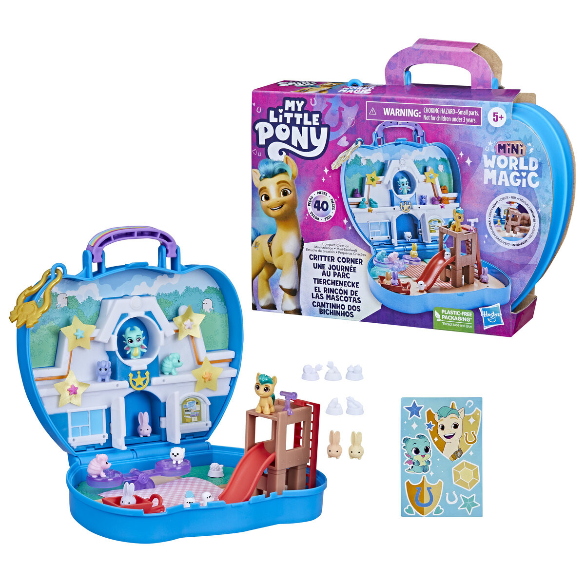 Портативный набор Hasbro, My Little Pony, Magic of the Miniature World Animal Corner + фигурка Hitch Trailblazer F6440
Портативный набор Hasbro, My Little Pony, Magic of the Miniature World Animal Corner + фигурка Hitch Trailblazer F6440