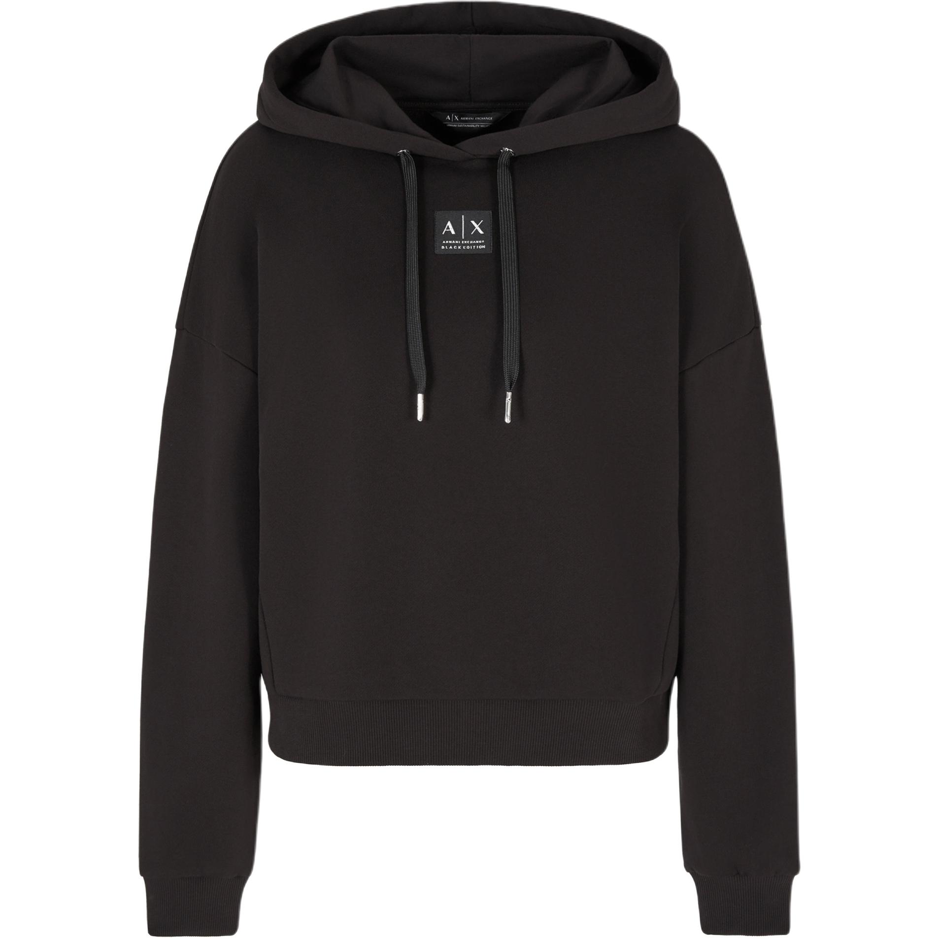 Худи с аппликацией ARMANI EXCHANGE, черный
Худи с аппликацией ARMANI EXCHANGE, черный