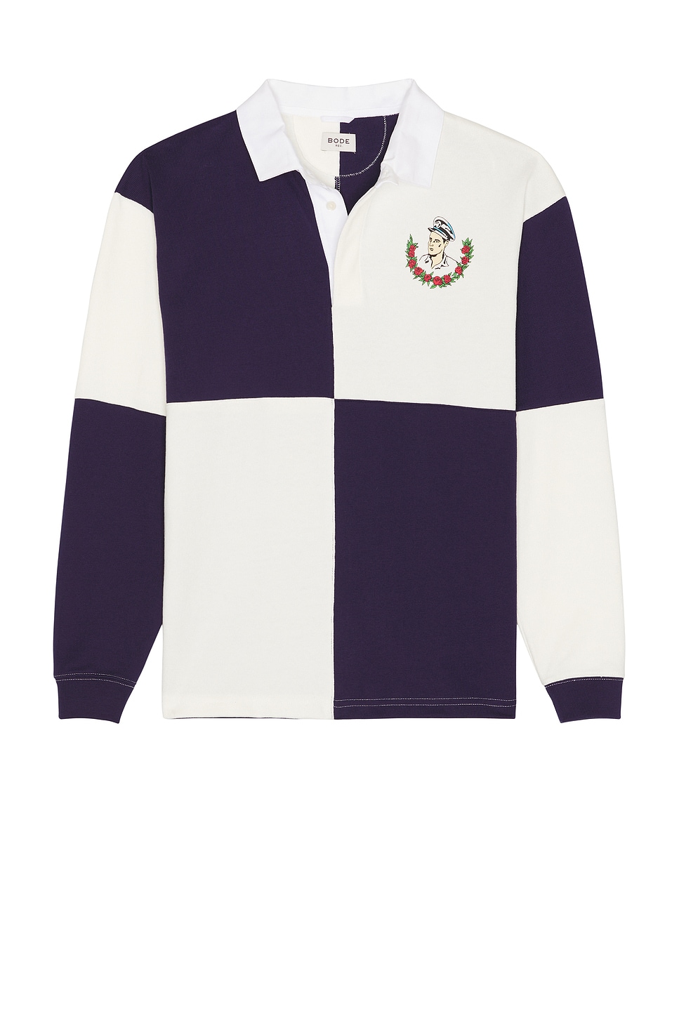 Grandfather Поло in Navy White Bode, Navy & White
Grandfather Поло in Navy White Bode, Navy & White