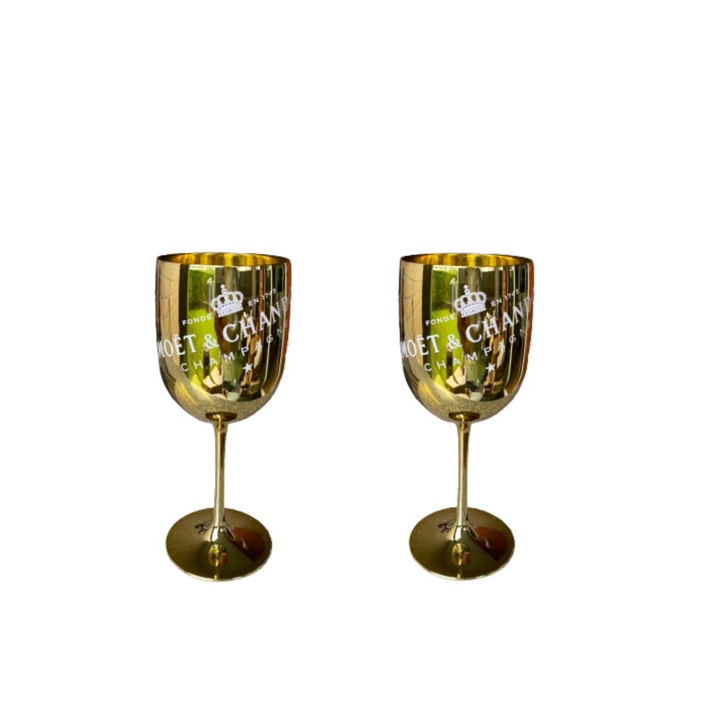 Набор бокалов для шампанского Moët Chandon из 2 бокалов для вина, золотые бокалы для шампанского класса люкс Moet & Chandon
Набор бокалов для шампанского Moët Chandon из 2 бокалов для вина, золотые бокалы для шампанского класса люкс Moet & Chandon