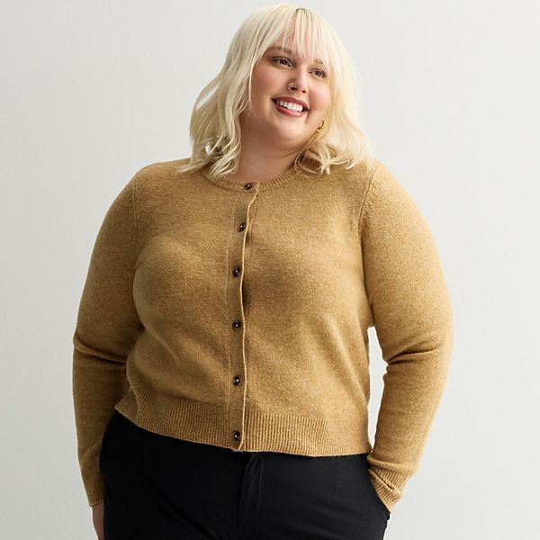 Кардиган с круглым вырезом Plus size Nine West, Camel
Кардиган с круглым вырезом Plus size Nine West, Camel