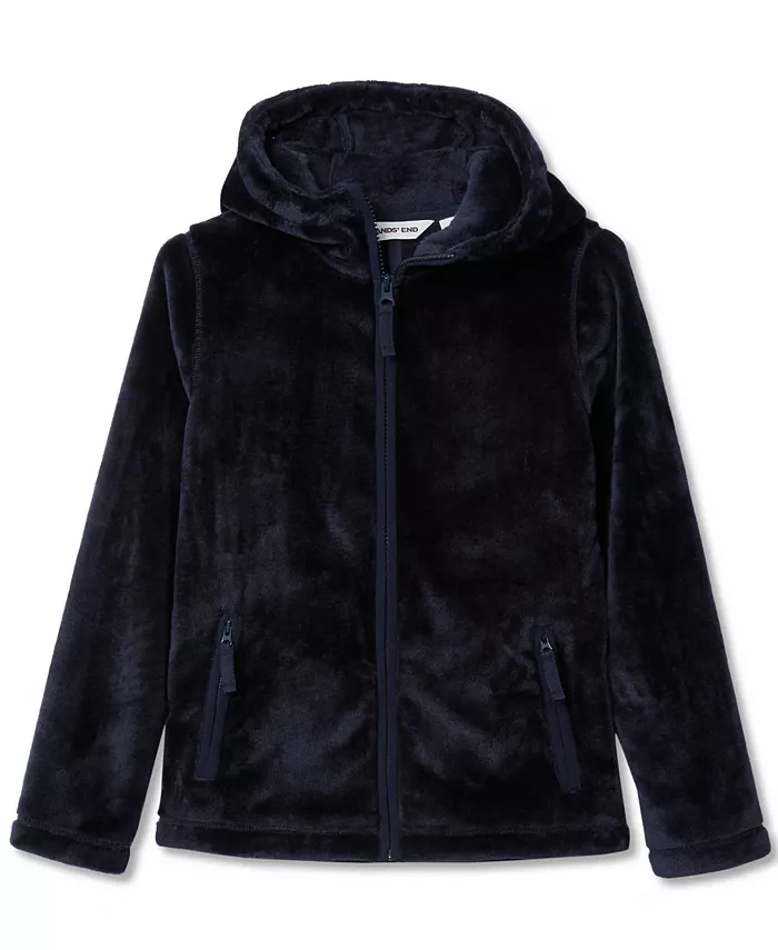 Толстовка из мягкого флиса для девочек Lands' End, синий
Толстовка из мягкого флиса для девочек Lands' End, синий