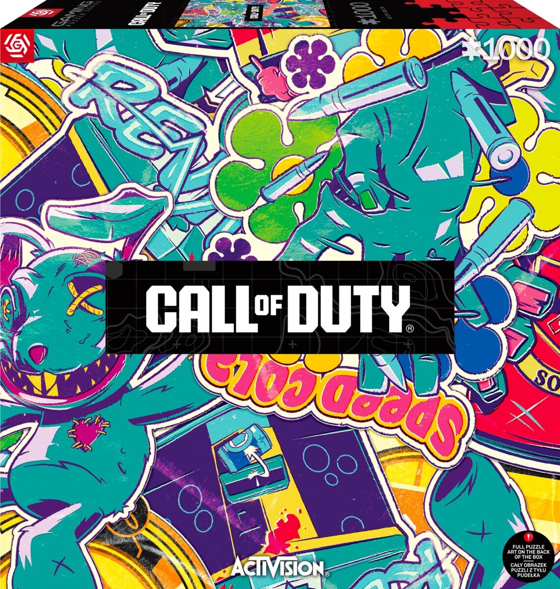 Пазл, Good Loot, Игровой пазл, Коллаж Call of Duty Zombies, 1000 шт.
Пазл, Good Loot, Игровой пазл, Коллаж Call of Duty Zombies, 1000 шт.