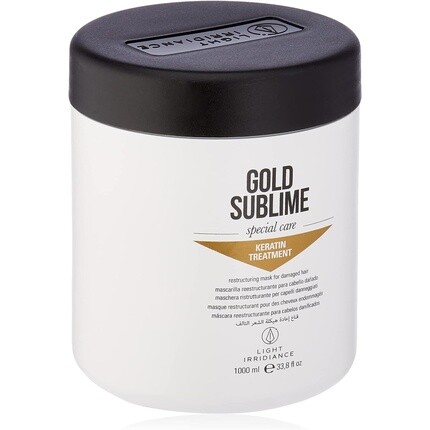 Маска для ухода за кератином Gold Sublime 1000 мл, Light Irridiance
Маска для ухода за кератином Gold Sublime 1000 мл, Light Irridiance