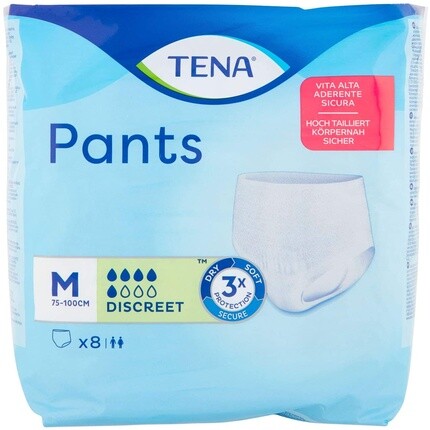 Tena Pants Discreet Medium для умеренной слабости мочевого пузыря
Tena Pants Discreet Medium для умеренной слабости мочевого пузыря