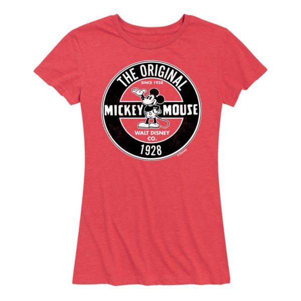 Женская футболка с графическим значком Микки Мауса Disney, красный
Женская футболка с графическим значком Микки Мауса Disney, красный