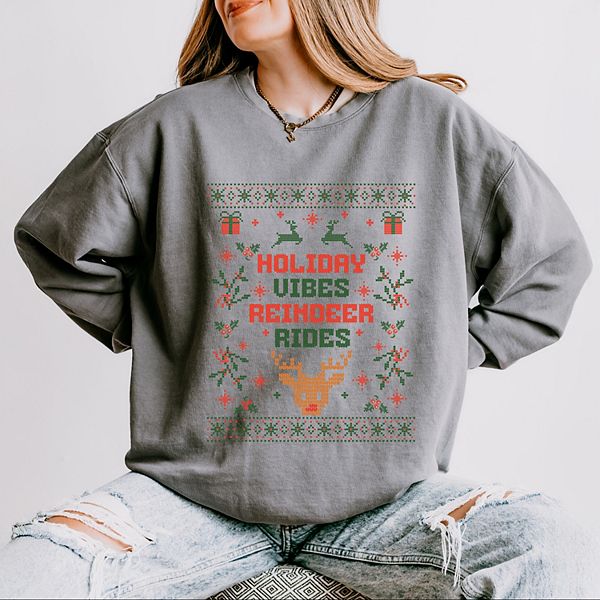Свитшот Holiday Vibes Reindeer Rides Ugly Sweater - женский легкий, окрашенный в готовом виде Simply Sage Market, Grey, Серый, Свитшот Holiday Vibes Reindeer Rides Ugly Sweater - женский легкий, окрашенный в готовом виде Simply Sage Market, Grey
Свитшот Holiday Vibes Reindeer Rides Ugly Sweater - женский легкий, окрашенный в готовом виде Simply Sage Market, Grey, Серый, Свитшот Holiday Vibes Reindeer Rides Ugly Sweater - женский легкий, окрашенный в готовом виде Simply Sage Market, Grey