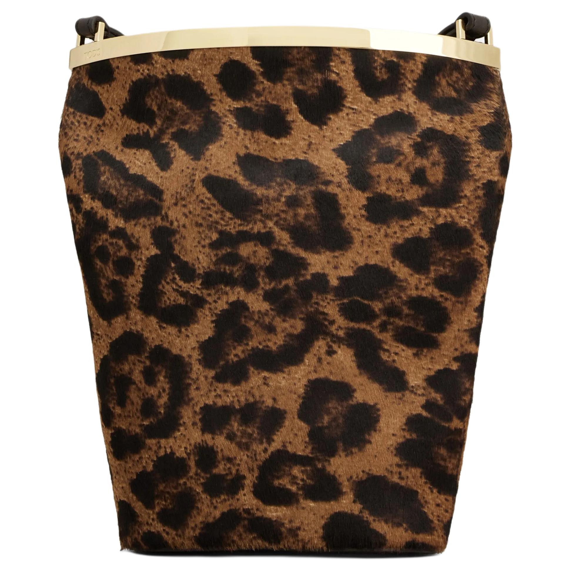 TOD'S Кожаная сумка ведро мини женская умбра
TOD'S Кожаная сумка ведро мини женская умбра