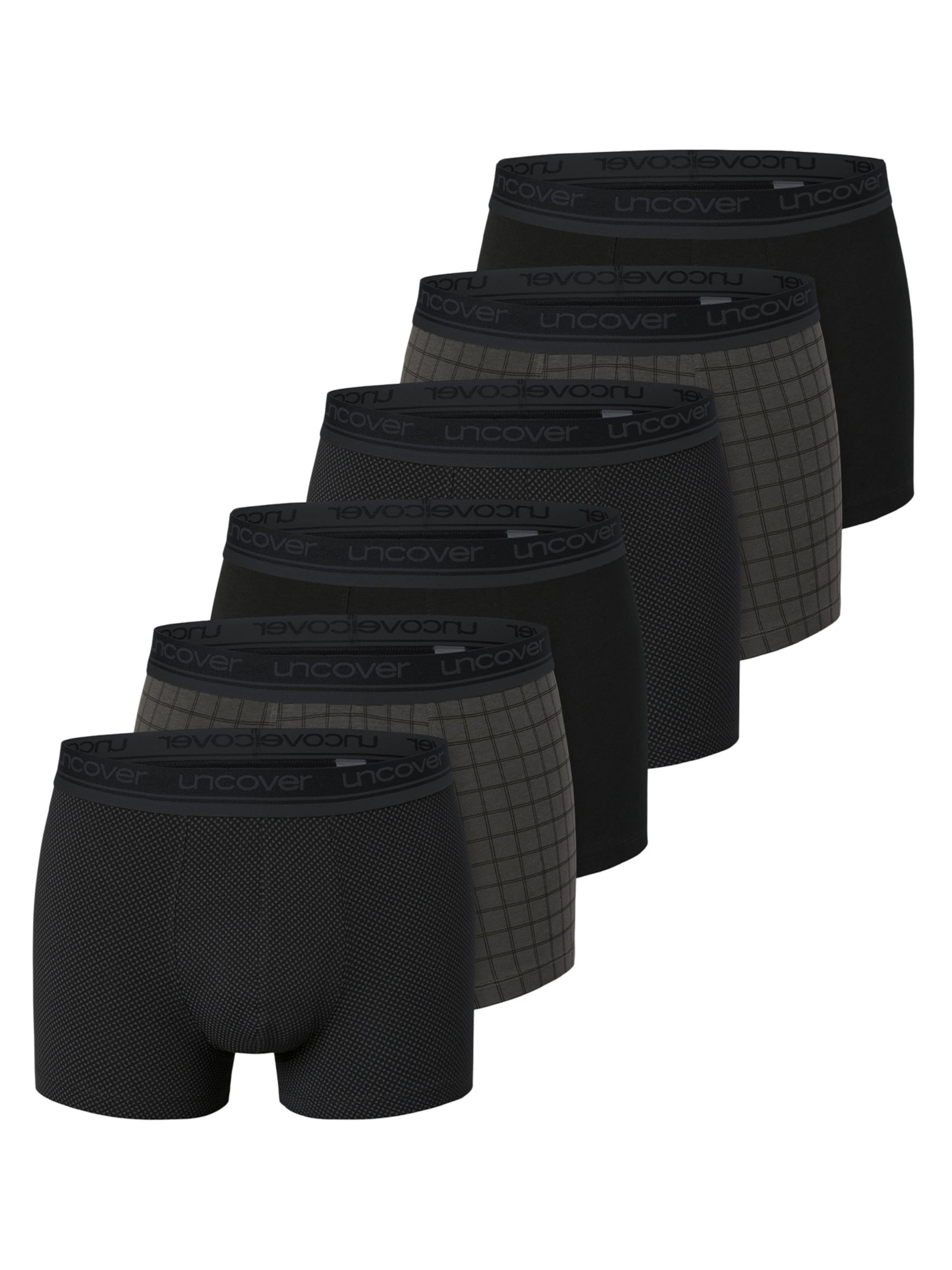 Uncover by SCHIESSER Боксеры 'Cotton' в черном цвете
Uncover by SCHIESSER Боксеры 'Cotton' в черном цвете