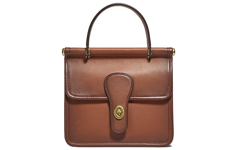 Кожаная сумка Willis через плечо маленькая женская винтажная коричневая COACH
Кожаная сумка Willis через плечо маленькая женская винтажная коричневая COACH