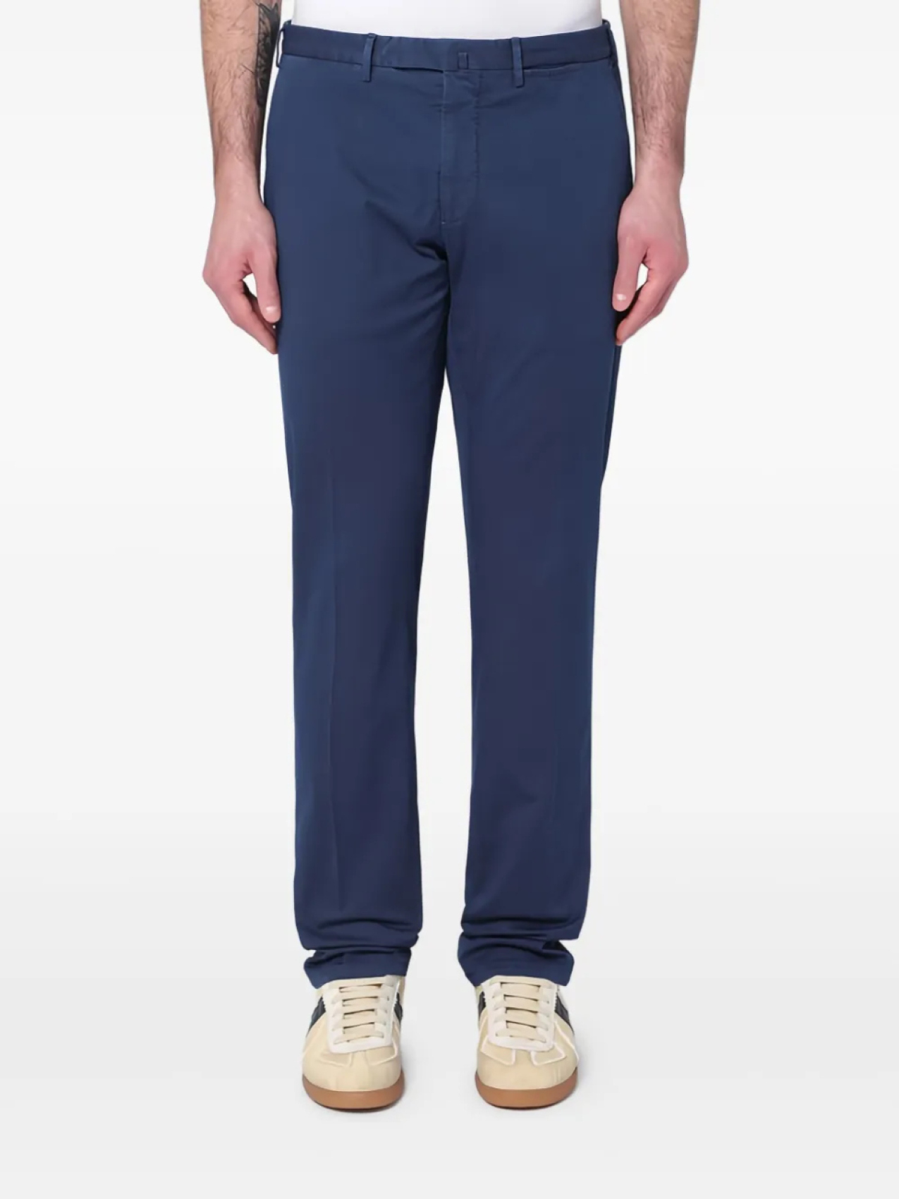 Обычные брюки-чинос Santaniello, синий
Обычные брюки-чинос Santaniello, синий