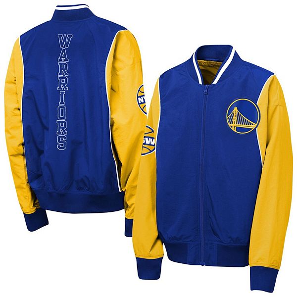 Ветровка Youth royal/gold Golden State Warriors two-pointer full-zip Outerstuff
Ветровка Youth royal/gold Golden State Warriors two-pointer full-zip Outerstuff
