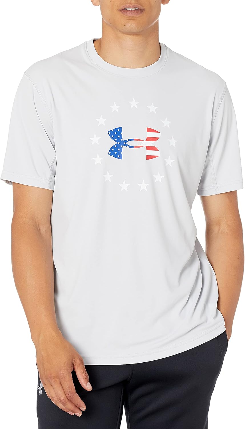 Мужская футболка с коротким рукавом Freedom Iso-chill от Under Armour, Halo Gray (014)/White, Белый, Мужская футболка с коротким рукавом Freedom Iso-chill от Under Armour, Halo Gray (014)/White
Мужская футболка с коротким рукавом Freedom Iso-chill от Under Armour, Halo Gray (014)/White, Белый, Мужская футболка с коротким рукавом Freedom Iso-chill от Under Armour, Halo Gray (014)/White