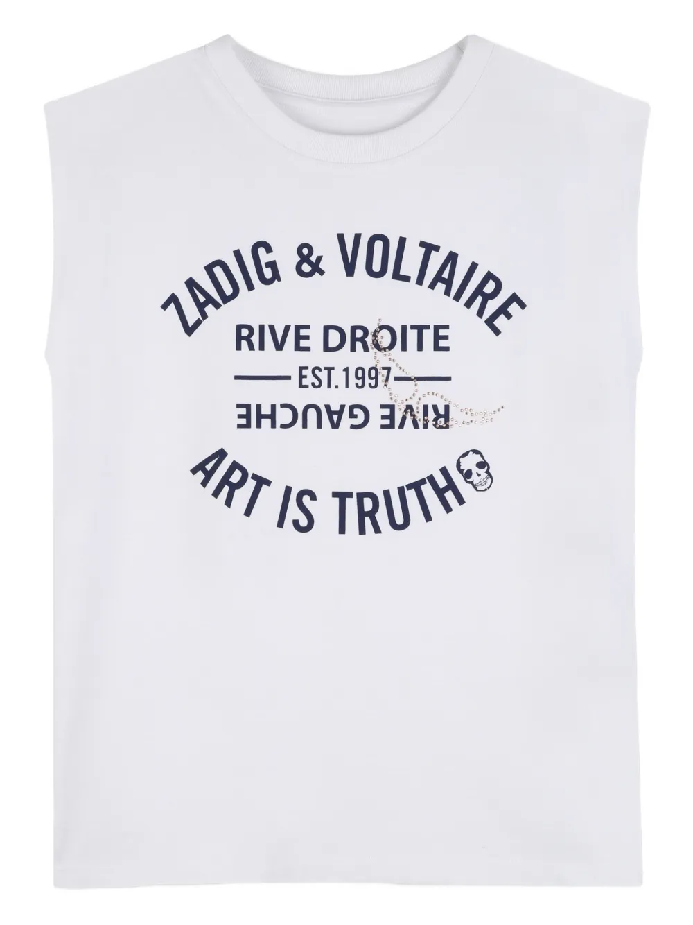 Топ с графическим принтом Zadig & Voltaire Kids, белый
Топ с графическим принтом Zadig & Voltaire Kids, белый