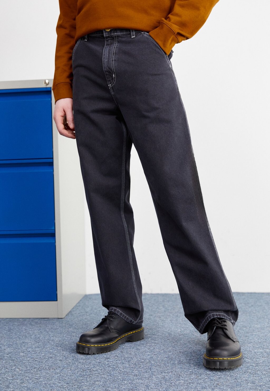 Джинсы Baggy Simple Pant Carhartt WIP, цвет black stone washed
Джинсы Baggy Simple Pant Carhartt WIP, цвет black stone washed