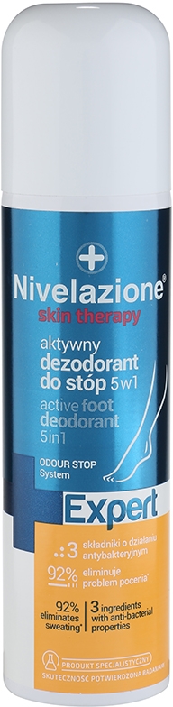 Nivelazione expert "пять в одном" активный дезодорант для ног спрей Ideepharm, 150 мл
Nivelazione expert "пять в одном" активный дезодорант для ног спрей Ideepharm, 150 мл