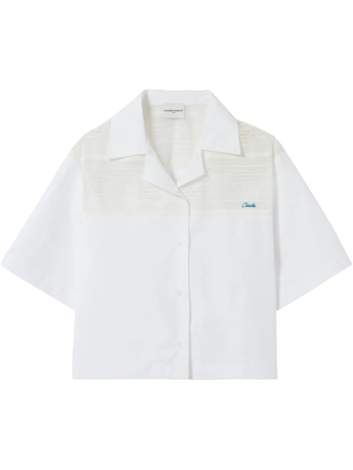 Рубашка Claudie Pierlot с вышитым логотипом, белый
Рубашка Claudie Pierlot с вышитым логотипом, белый