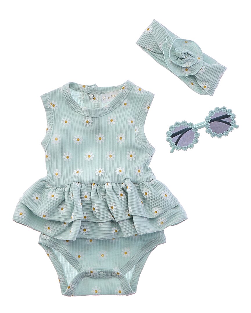 Комплект из 3-х предметов комбинезона с пузырьками и солнцезащитными очками от Rachel Zoe, мультиколор 
Комплект из 3-х предметов комбинезона с пузырьками и солнцезащитными очками от Rachel Zoe, мультиколор